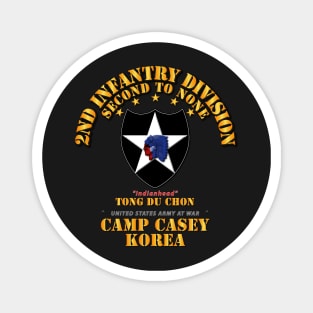 2nd Infantry Div - Camp Casey Korea - Tong Du Chon Magnet